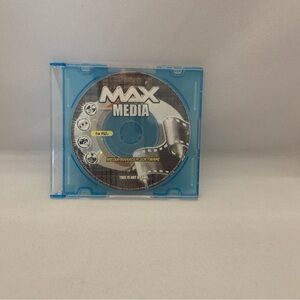 PS2 Max Media (Manager Software) Mini Disk -used- see details below for info !!!